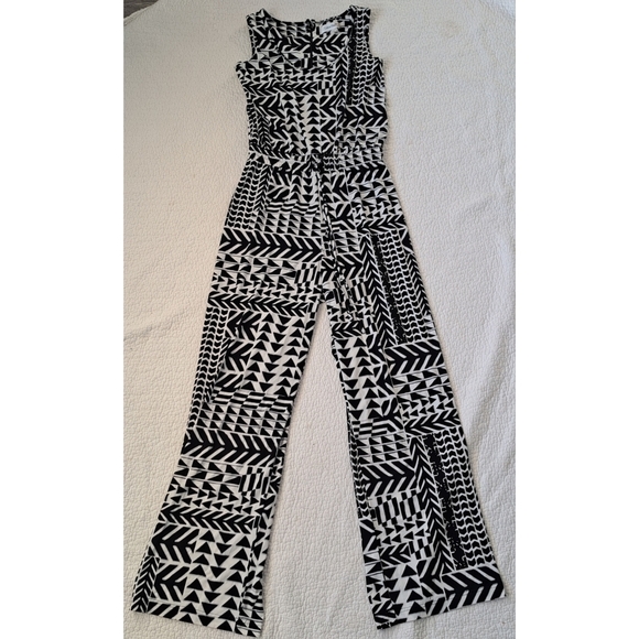 Calvin Klein Wide Leg Tribal Jumpsuit - Picture 2 of 8